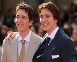 He has an identical twin Oliver Phelps who appeared with him in the popular film series <b>Harry Potter</b> as Fred Weasley.